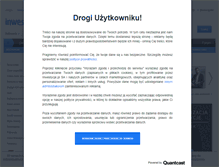 Tablet Screenshot of manager.inwestycje.pl